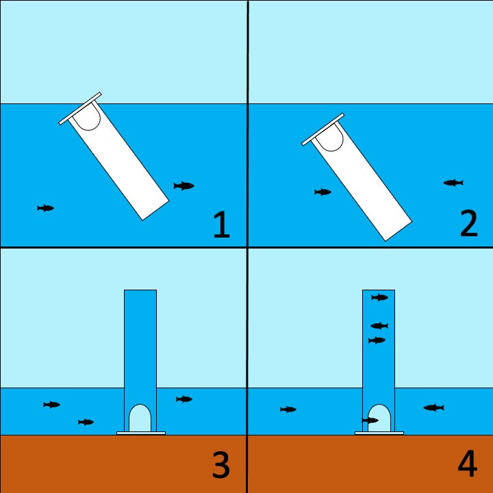 WASSERKUNST Fischsäule 50cm